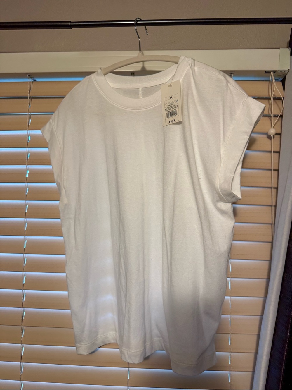 a new day White Short Sleeve Tee - Rolled Cuff